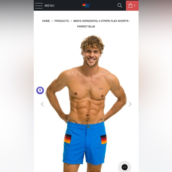 Mens Aviator Nation bathing suit/board shorts - Picture 1 of 5